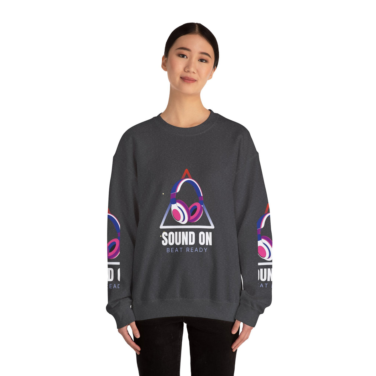 Headphones Crewneck Sweatshirt | Women