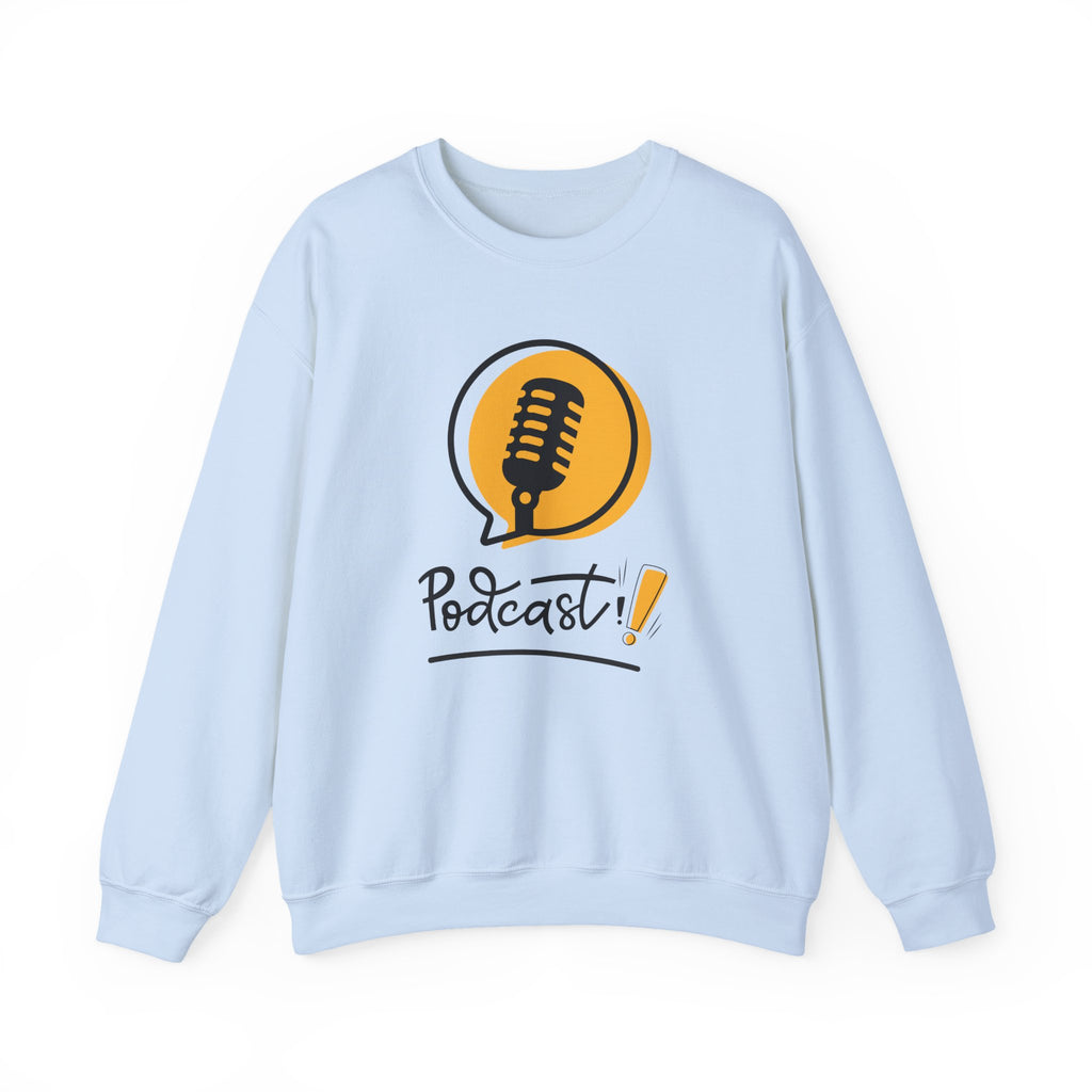 Podcast Microphone Crewneck Sweatshirt