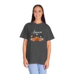Halloween Pumpkin Floral "Love" T-Shirt