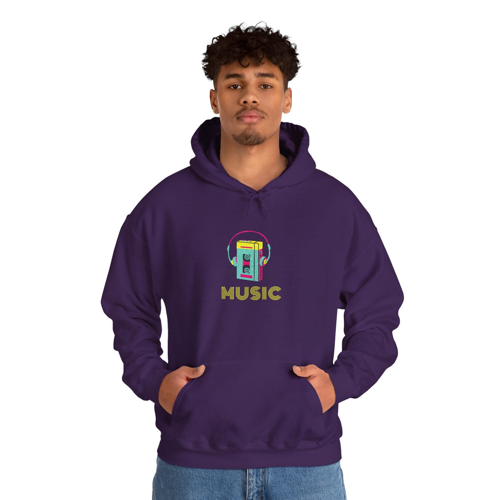 Retro Jukebox Music Hoodie