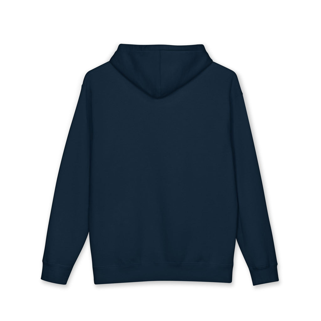 Hoodie — "Built" Angel Wings Graphic Pullover