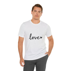 Love Script Tee