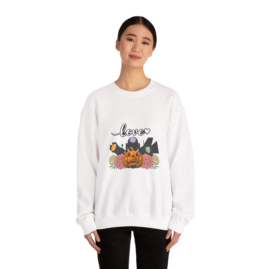 Halloween Jack-o'-Lantern Love Sweatshirt