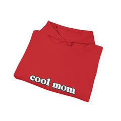 Cool Mom Hoodie — Retro Script "cool mom" Pullover for Mother's Day & Everyday
