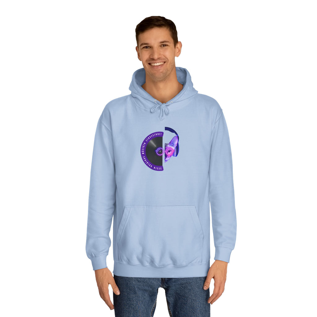 Vinyl DJ Heart Hoodie