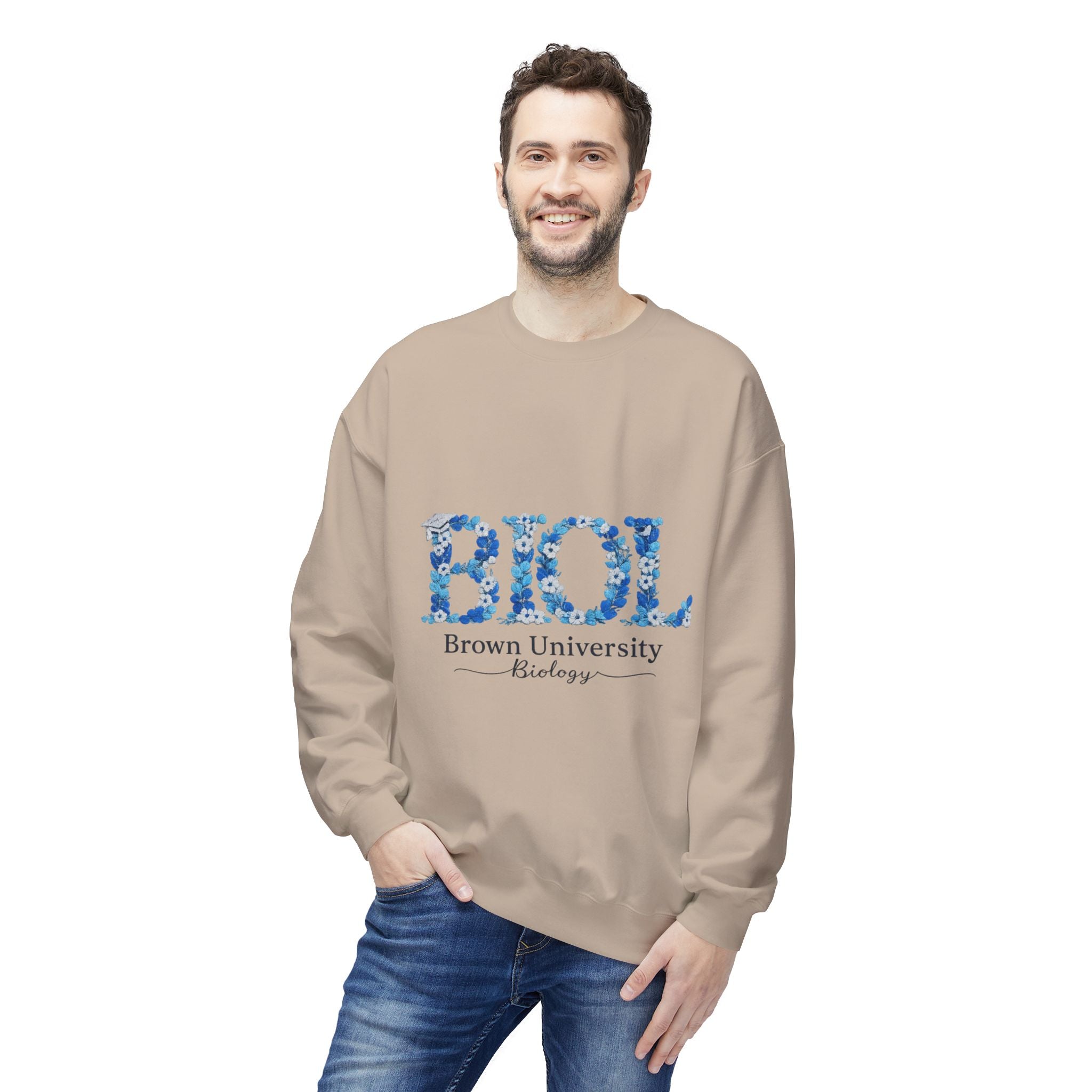 Biology Floral 'BIOL' Crewneck Sweatshirt Secondary image