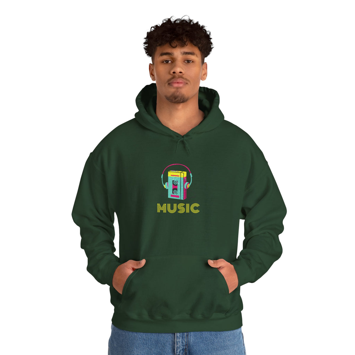 Retro Jukebox Music Hoodie