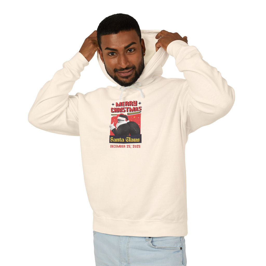 Christmas Santa Claus Vintage Poster Hoodie