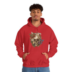 Floral Skull Hoodie