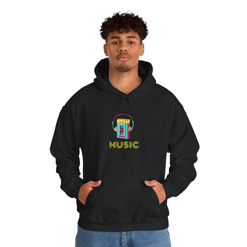 Retro Jukebox Music Hoodie
