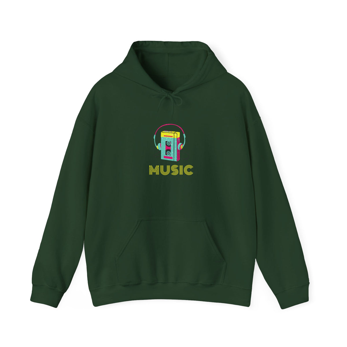 Retro Jukebox Music Hoodie