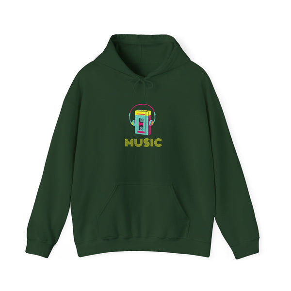 Retro Jukebox Music Hoodie