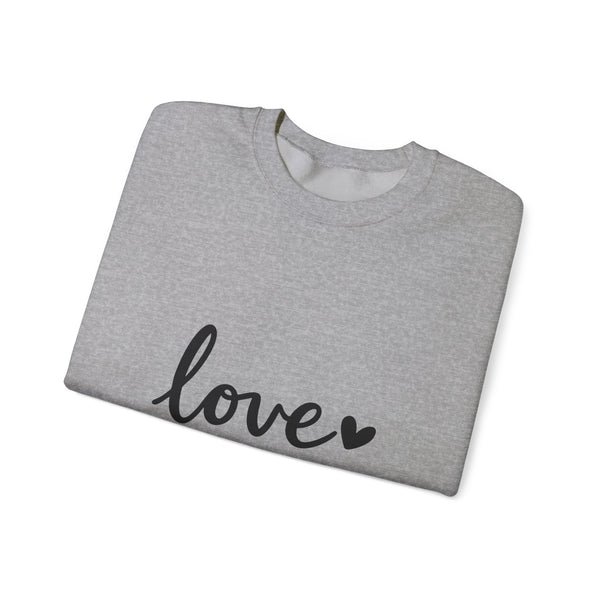 Love Script Crewneck Sweatshirt