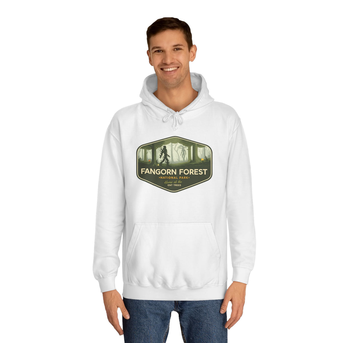 Hoodie - Fangorn Forest Vintage Camp Graphic Hoodie