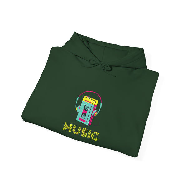 Retro Jukebox Music Hoodie