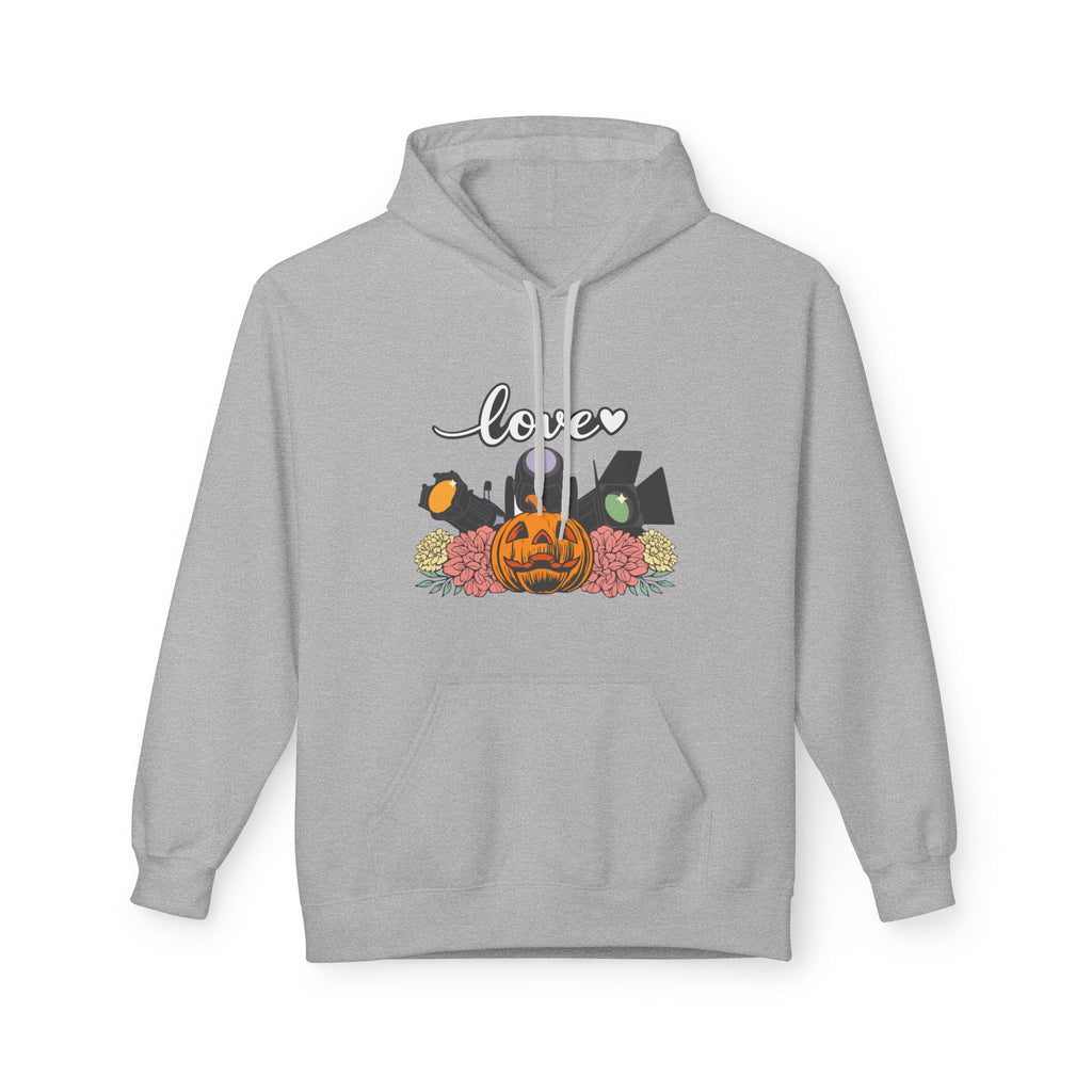 Halloween Pumpkin Floral Hoodie