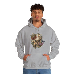 Floral Skull Hoodie