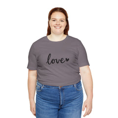 Love Script Tee