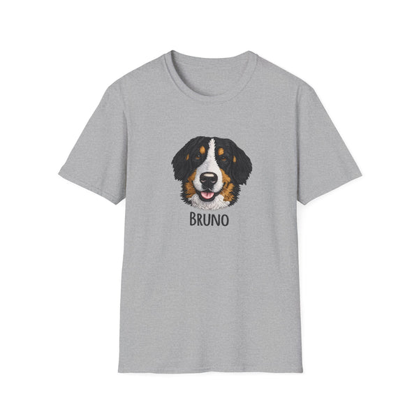 Bernese Mountain Dog Portrait T-Shirt