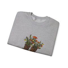 Floral Cowboy Boots Crewneck Sweatshirt