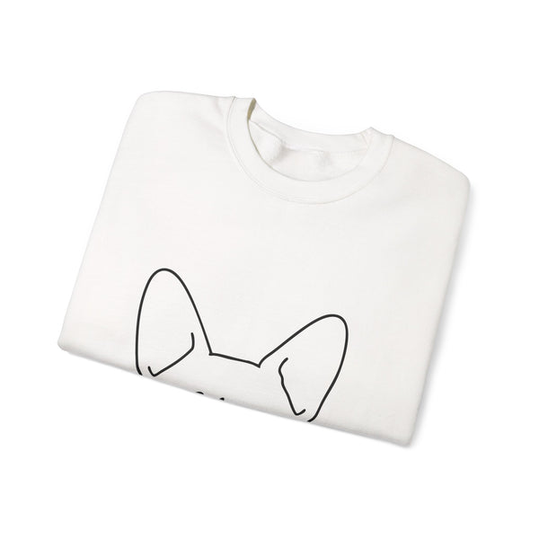 French Bulldog Ears "Blink" Crewneck Sweatshirt
