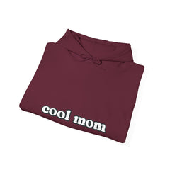 Cool Mom Hoodie — Retro Script "cool mom" Pullover for Mother's Day & Everyday