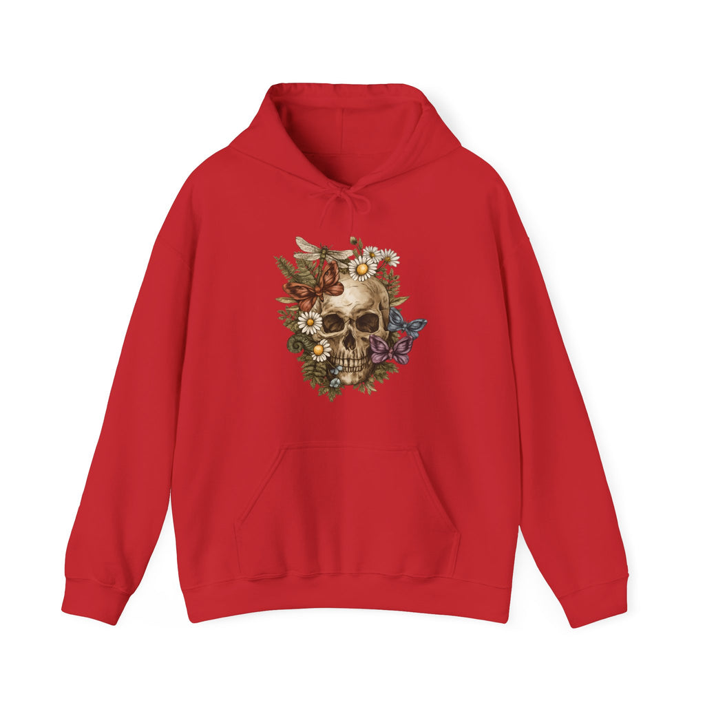 Floral Skull Hoodie
