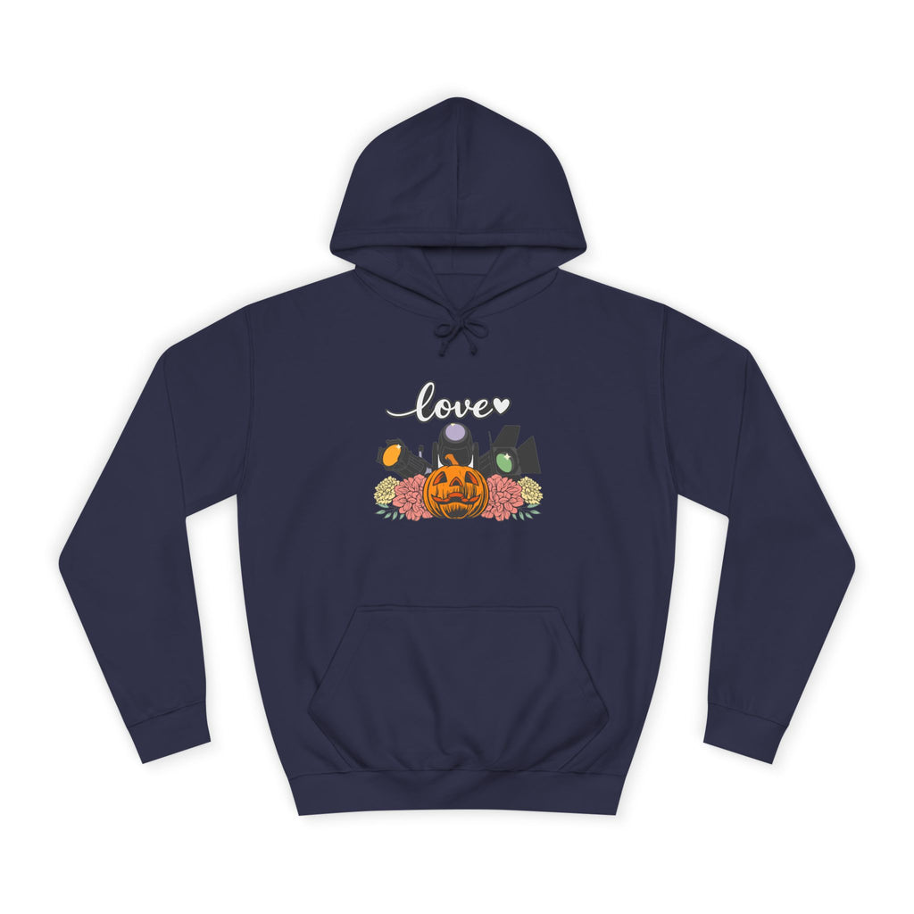 Halloween Pumpkin Floral Hoodie