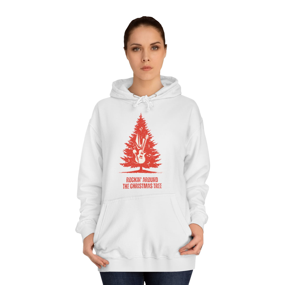 Christmas Tree Bunny Hoodie
