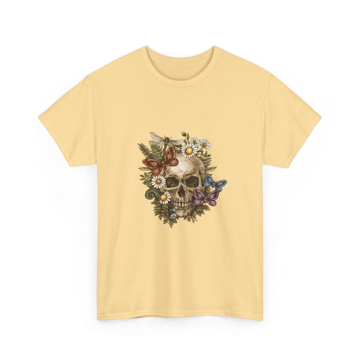 Floral Skull Tee