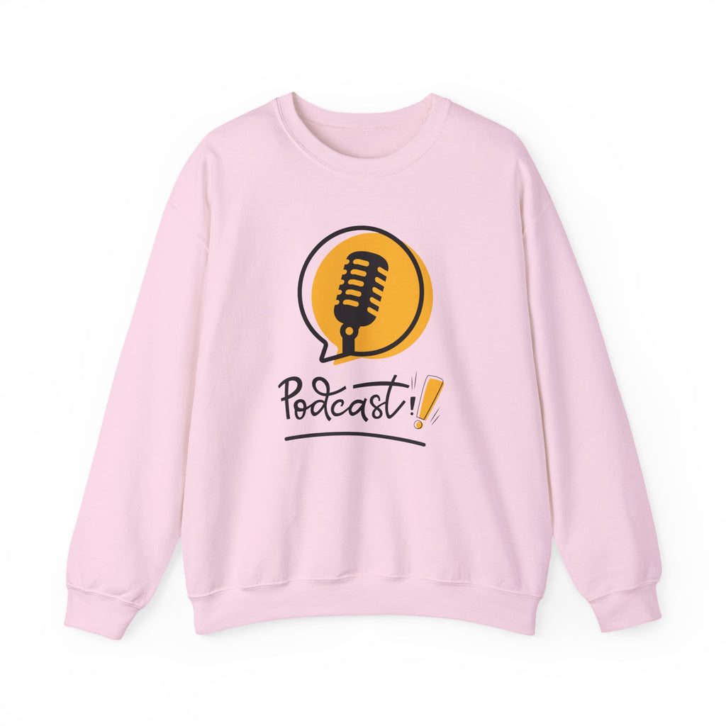 Podcast Microphone Crewneck Sweatshirt