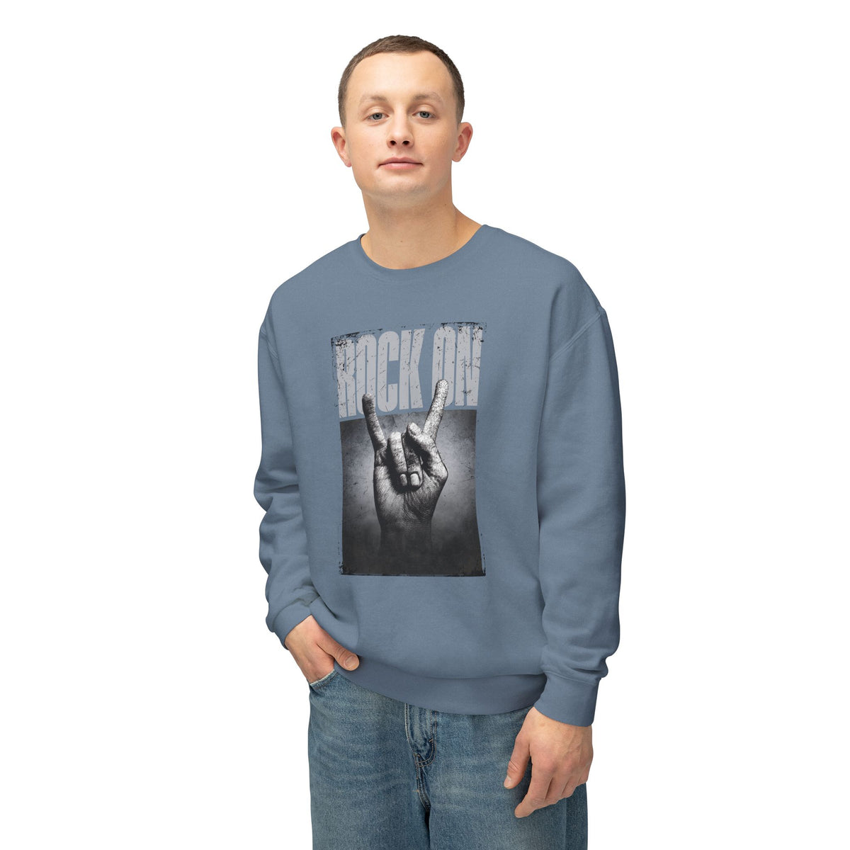 Rock On Crewneck Sweatshirt