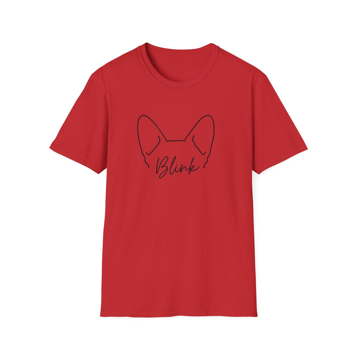 Cat Ears 'Blink' Graphic T‑Shirt