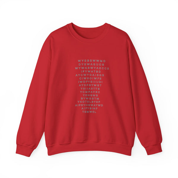 Black Eye Chart Sweatshirt
