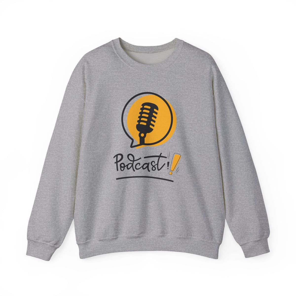 Podcast Microphone Crewneck Sweatshirt