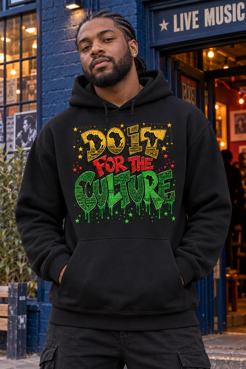 Do It For The Culture Graphic Hoodie