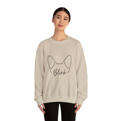 French Bulldog Ears "Blink" Crewneck Sweatshirt