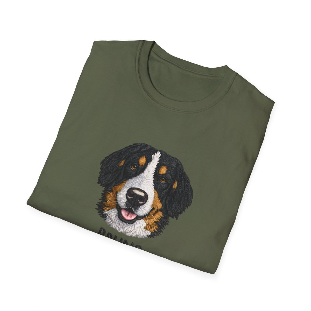 Bernese Mountain Dog Portrait T-Shirt