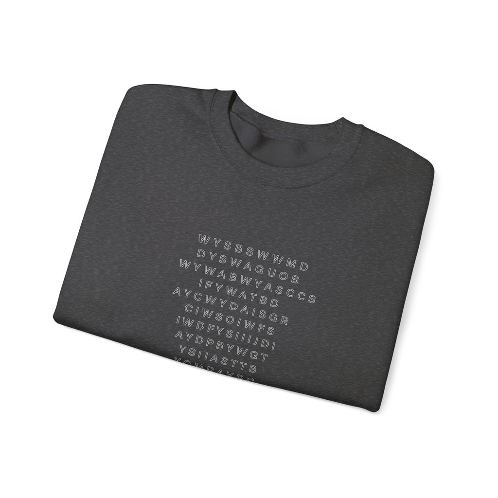 Black Eye Chart Sweatshirt