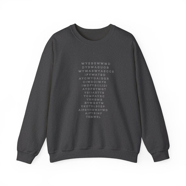 Black Eye Chart Sweatshirt