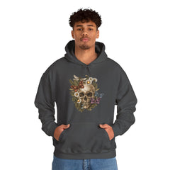 Floral Skull Hoodie
