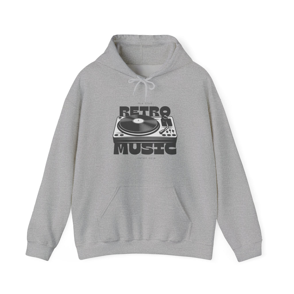 Retro Music Vinyl Turntable Hoodie | Women