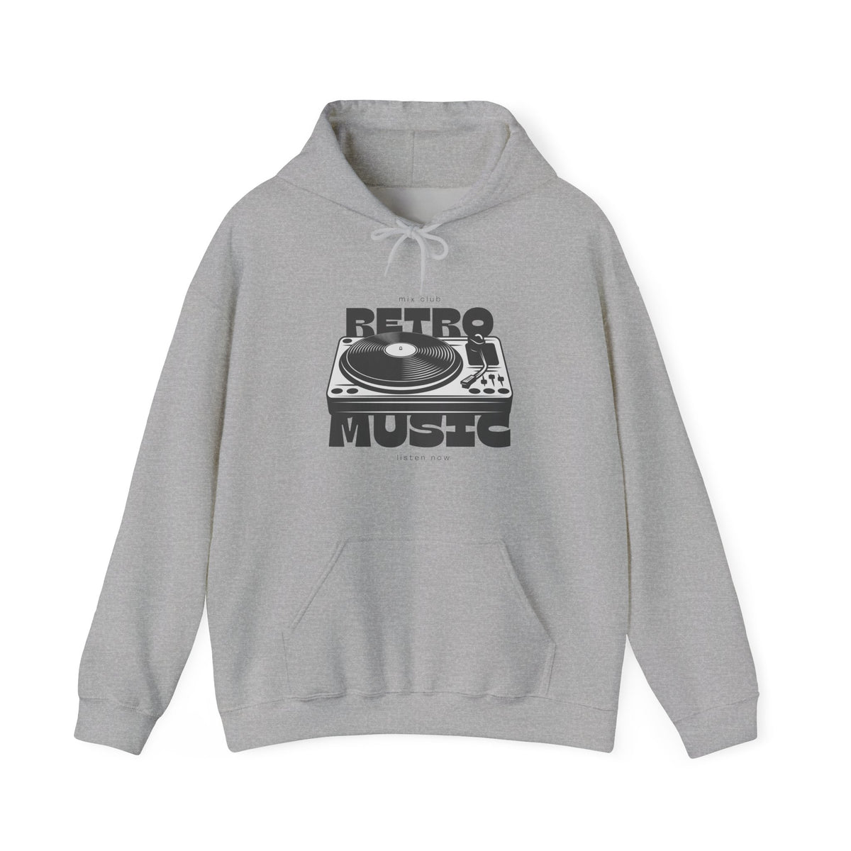 Retro Music Vinyl Turntable Hoodie | Women