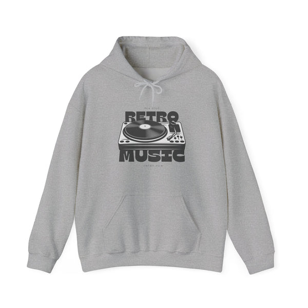 Retro Music Vinyl Turntable Hoodie | Women