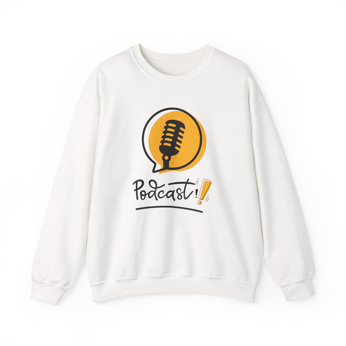 Podcast Microphone Crewneck Sweatshirt