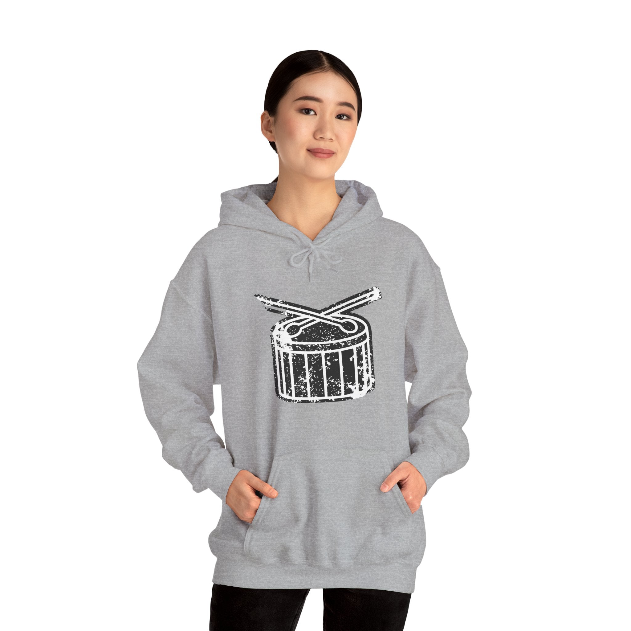 Drum & Sticks Vintage Graphic Hoodie Secondary image