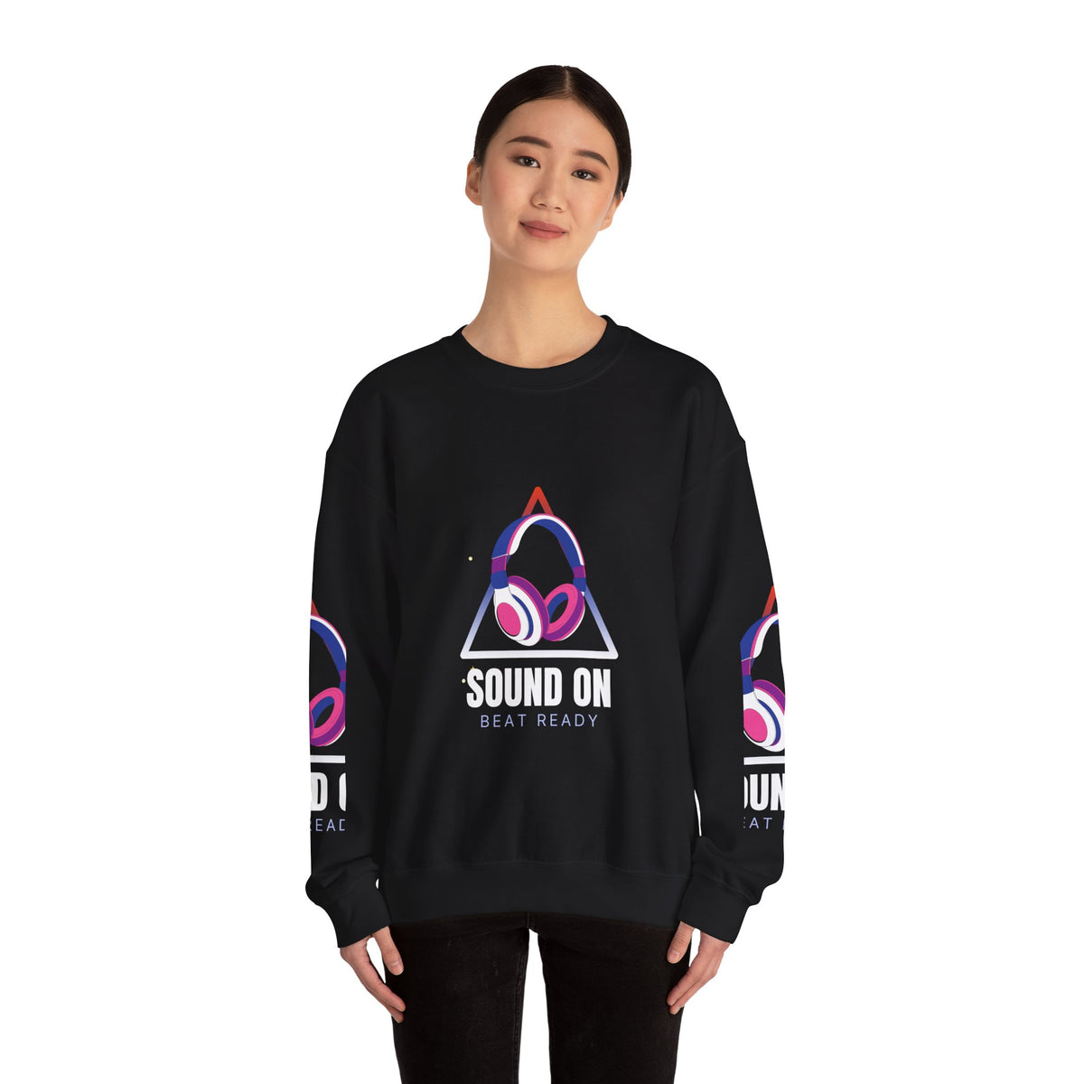 Headphones Crewneck Sweatshirt | Women