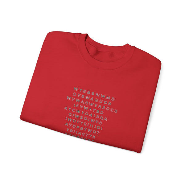 Black Eye Chart Sweatshirt