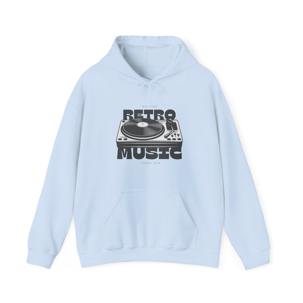 Retro Music Vinyl Turntable Hoodie | Women