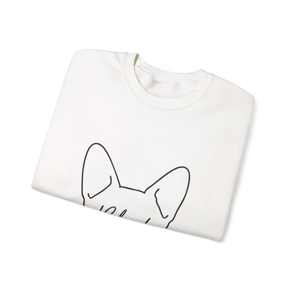 Blink French Bulldog Ears Crewneck Sweatshirt